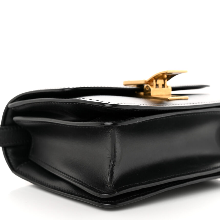 Box Calfskin Small Classic Box Flap Bag Black - Image 8
