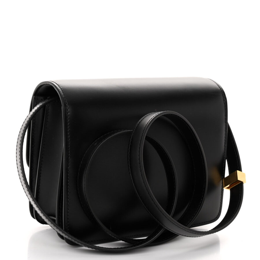 Box Calfskin Small Classic Box Flap Bag Black - Image 2