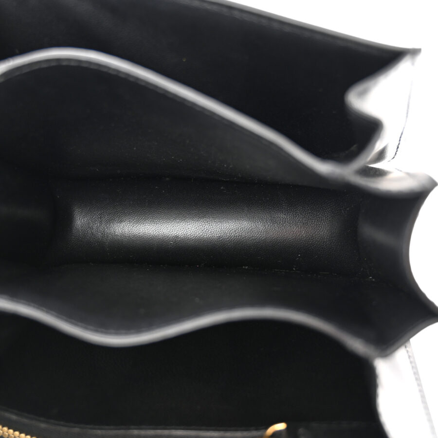 Box Calfskin Small Classic Box Flap Bag Black - Image 4