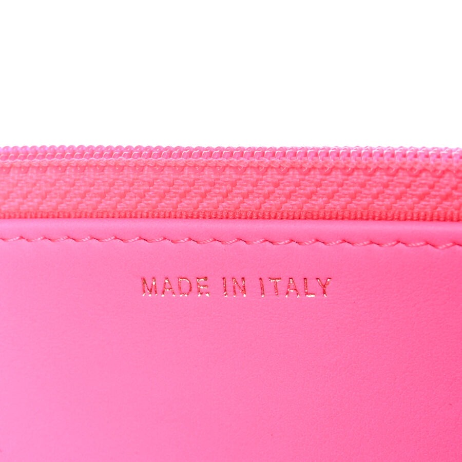 Patent Chevron Quilted Boy Wallet On Chain WOC  Rose Pink - Image 6