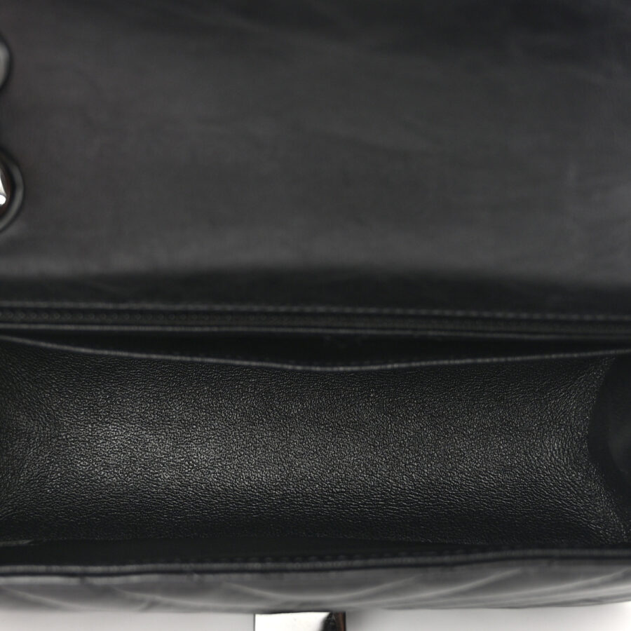 Aged Calfskin Chevron Quilted 2.55 Reissue Mini Flap So Black - Image 4