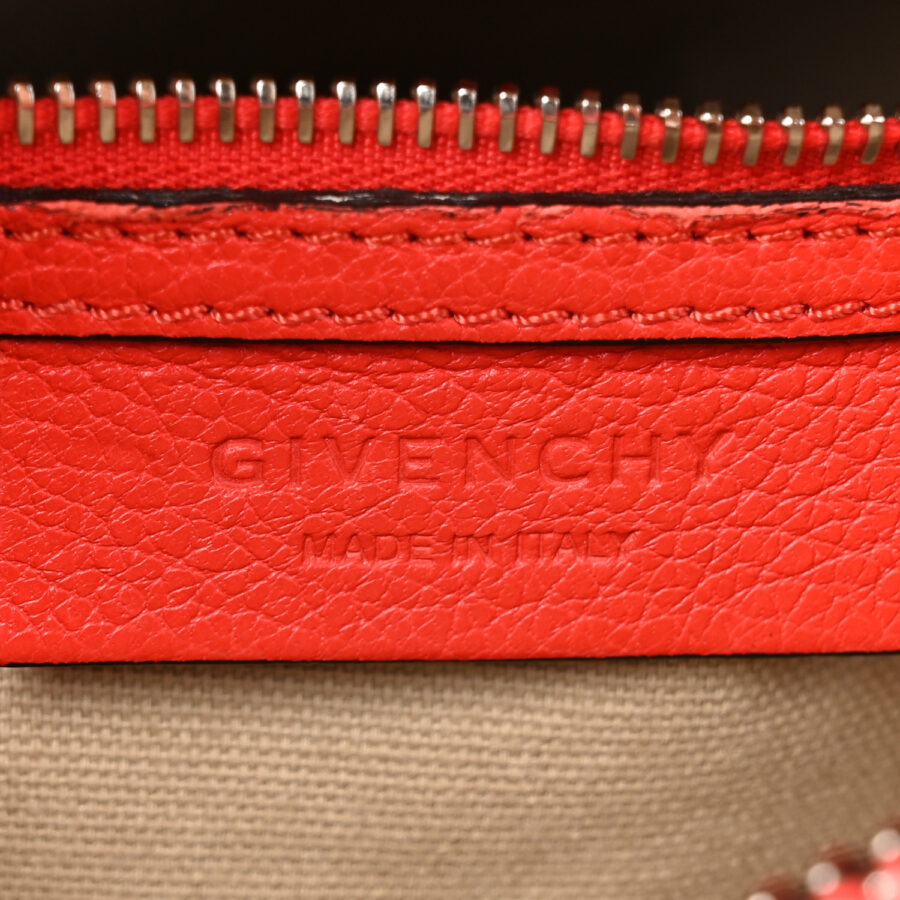 Sugar Goatskin Mini Antigona Pop Red - Image 5