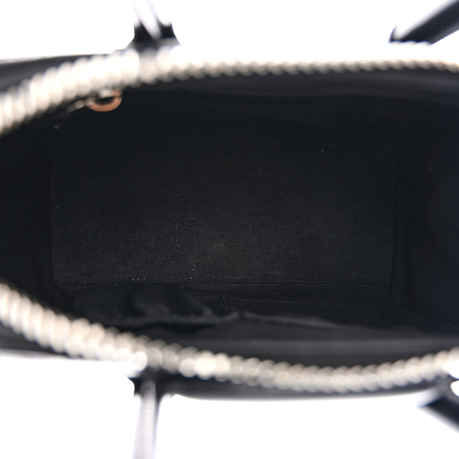 Shiny Lord Calfskin Mini Antigona Black - Image 4