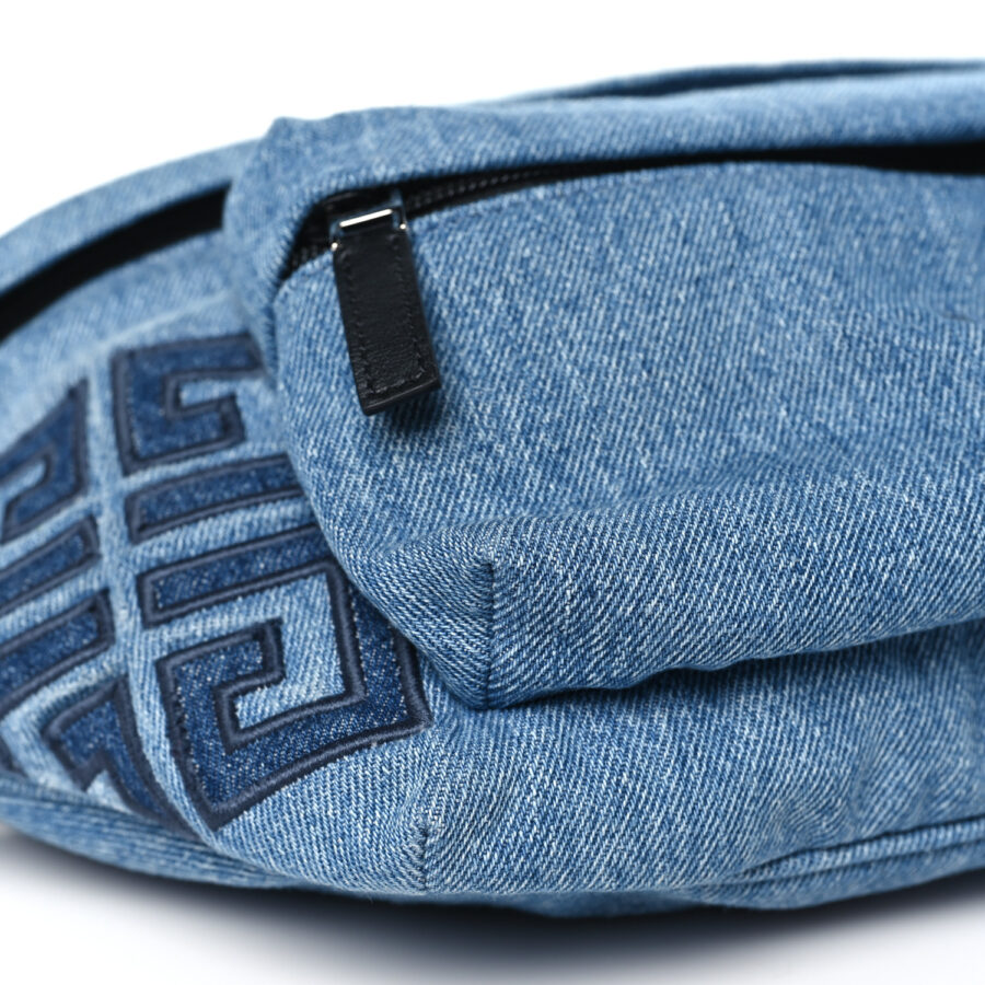 Essential U Denim Belt Bag Light Blue - Image 7