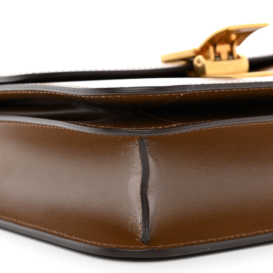 Box Calfskin Teen Classic Box Flap Bag Camel - Image 9