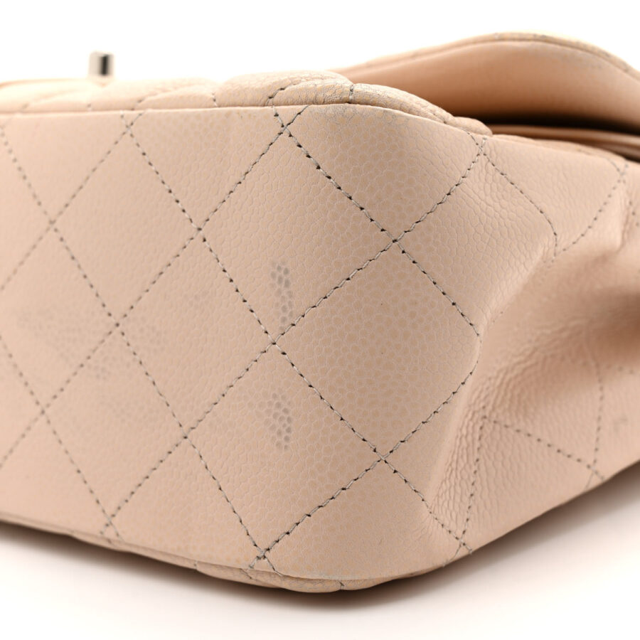 Caviar Quilted Jumbo Double Flap Light Pink - Image 8