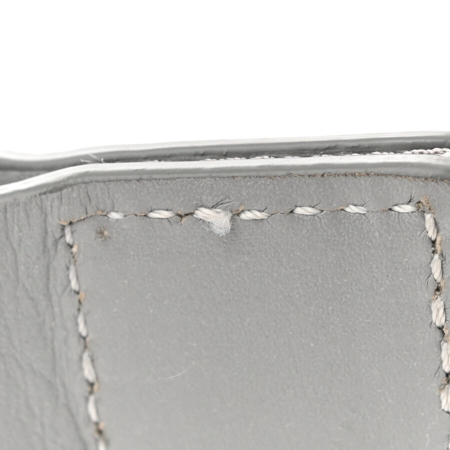 CHRISTIAN DIOR Coated Canvas CD Diamond Mens Mini Saddle Bag Grey - Image 12