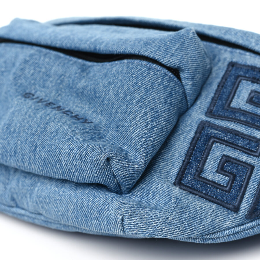 Essential U Denim Belt Bag Light Blue - Image 8