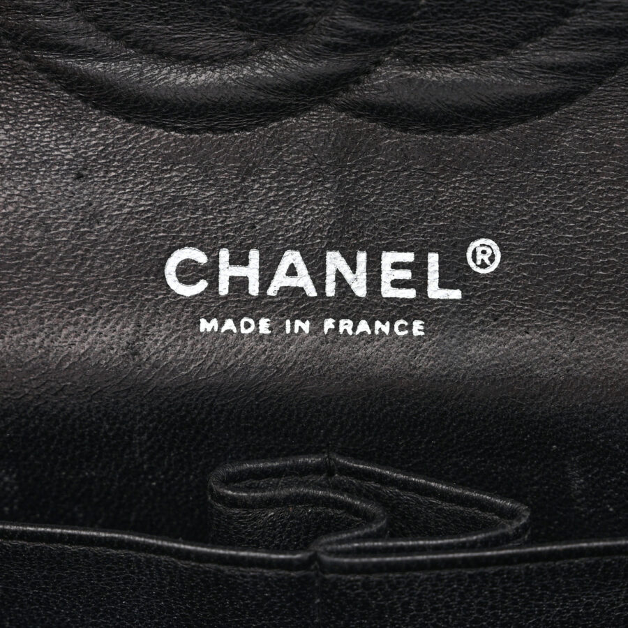 Caviar Quilted Medium Double Flap Black - Image 5
