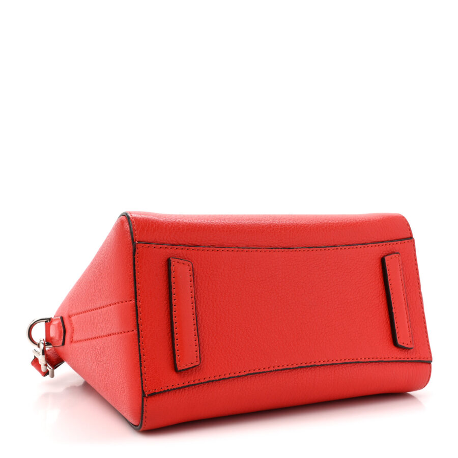 Sugar Goatskin Mini Antigona Pop Red - Image 3