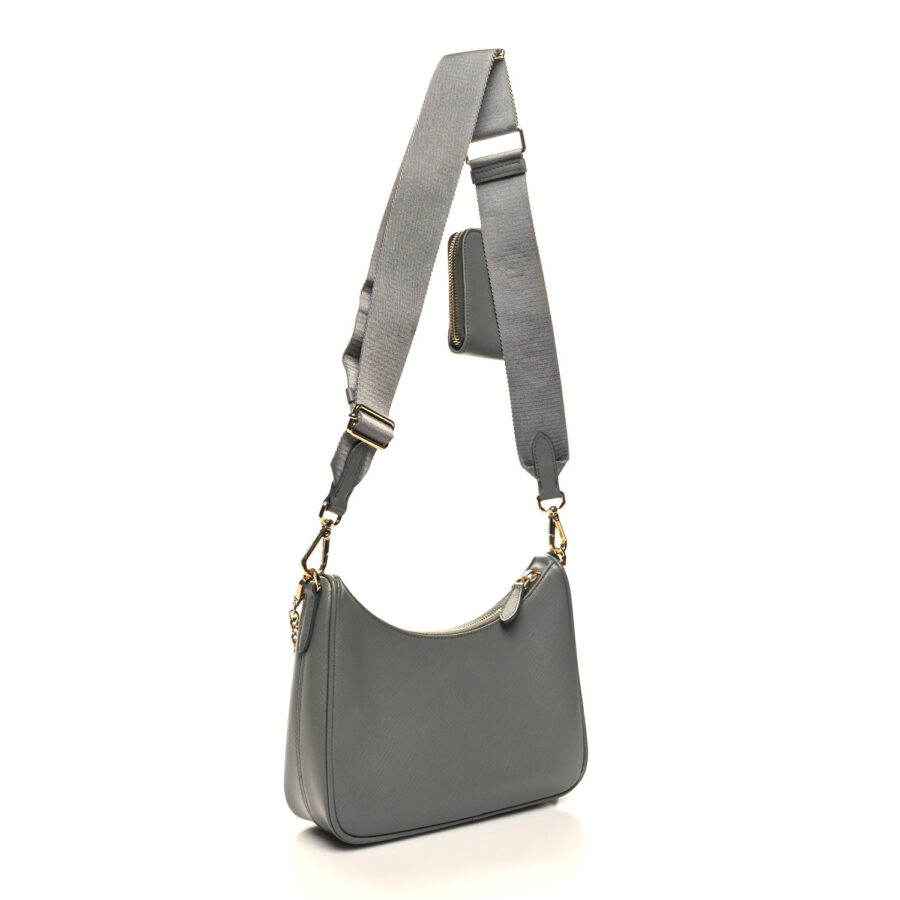 Saffiano Re-Edition 2005 Shoulder Bag Ardesia - Image 2