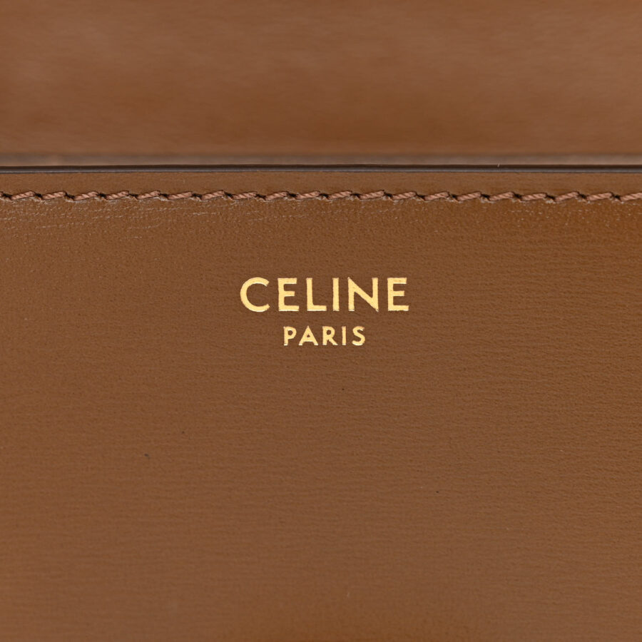 Box Calfskin Teen Classic Box Flap Bag Camel - Image 5