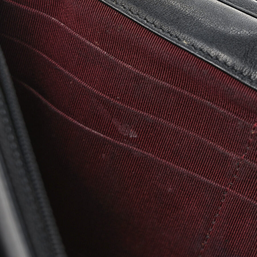 Aged Calfskin Quilted Reissue Wallet On Chain WOC Black - Image 9