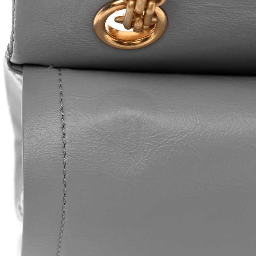 Aged Calfskin Quilted 2.55 Reissue 225 Flap Grey - Image 11