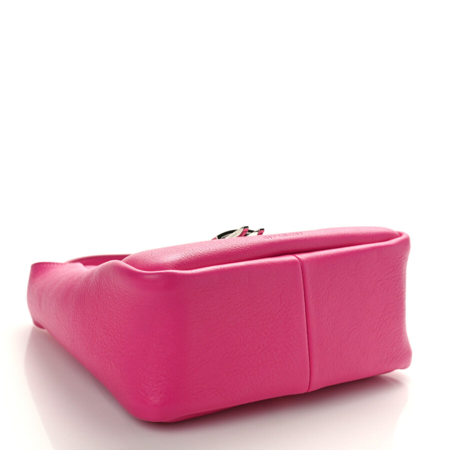 Grained Calfskin Mini G-Lock Hobo Neon Pink - Image 3