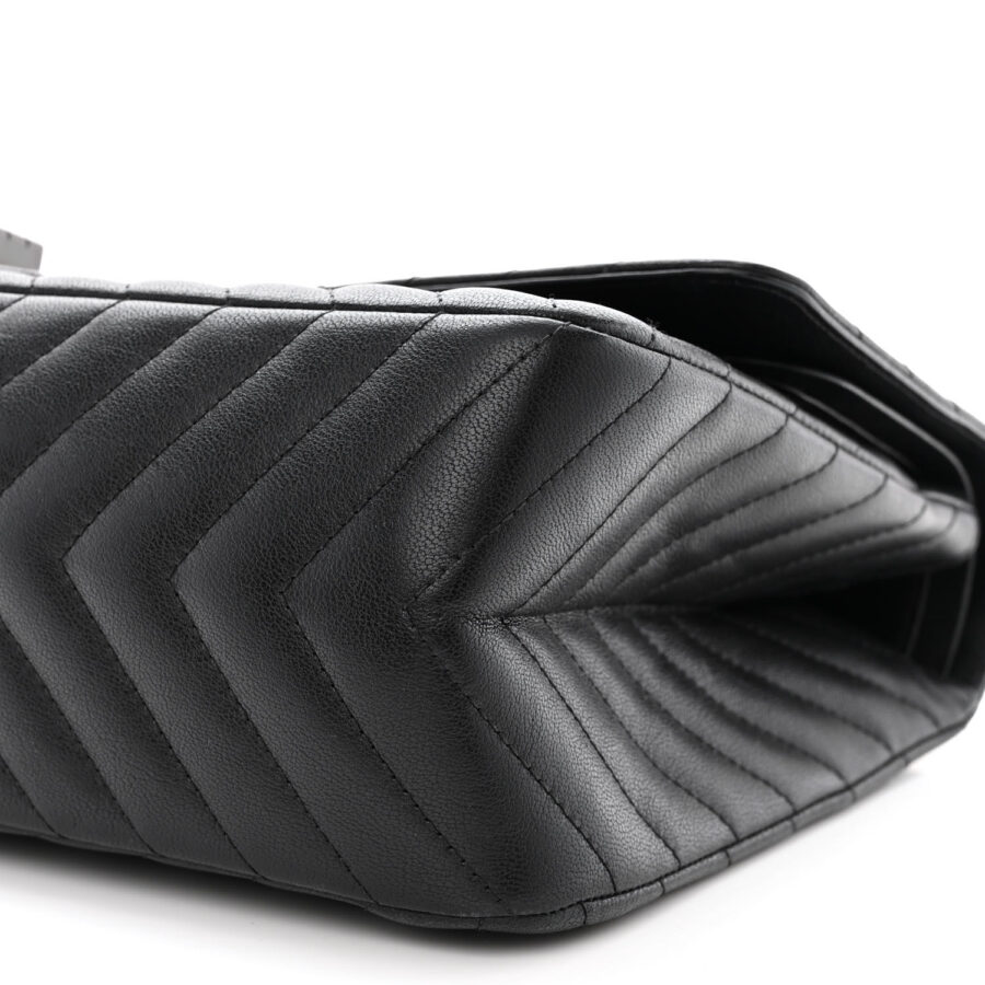 Sheepskin Chevron Quilted 2.55 Reissue 227 Flap So Black - Image 8