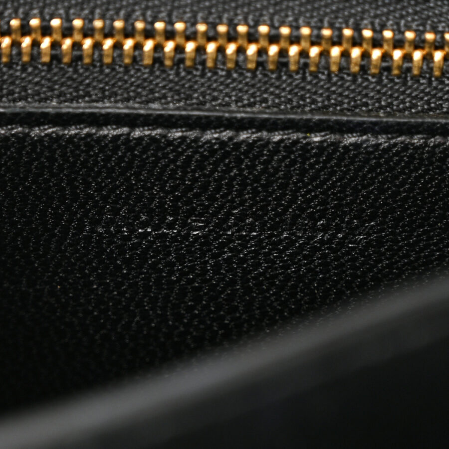 Box Calfskin Small Classic Box Flap Bag Black - Image 6